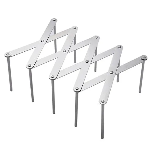 Multifunction Foldable Dish Organiser Rack Made Of Stainless Steel