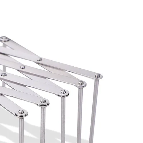 Multifunction Foldable Dish Organiser Rack Made Of Stainless Steel