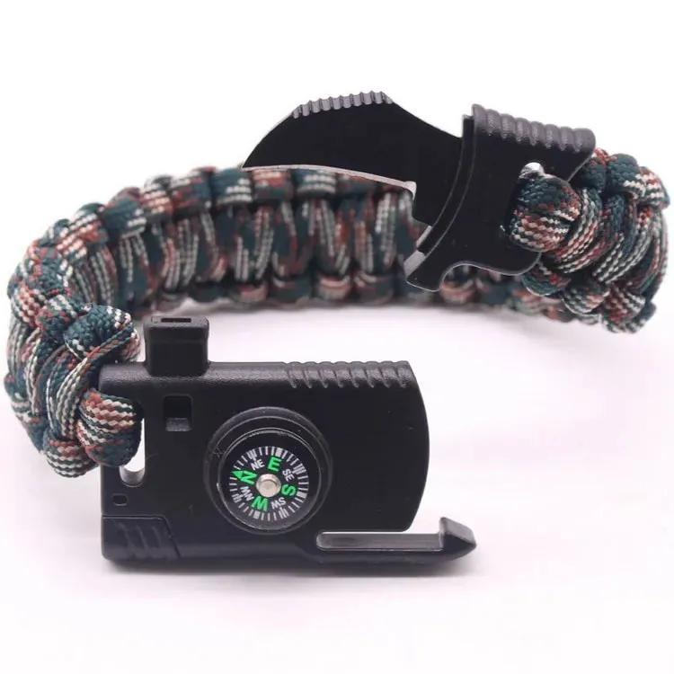 Multifunction Outdoor Survival Bracelet