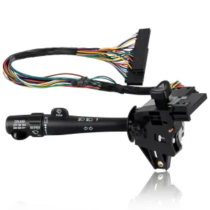 Multifunction Turn Signal Switch Combination Control Headlamp Windshield Wiper Assembly Compatible for Buick Century 1997-2005 Regal 1997-2004 Cruise Control Replace 26085929 26049071
