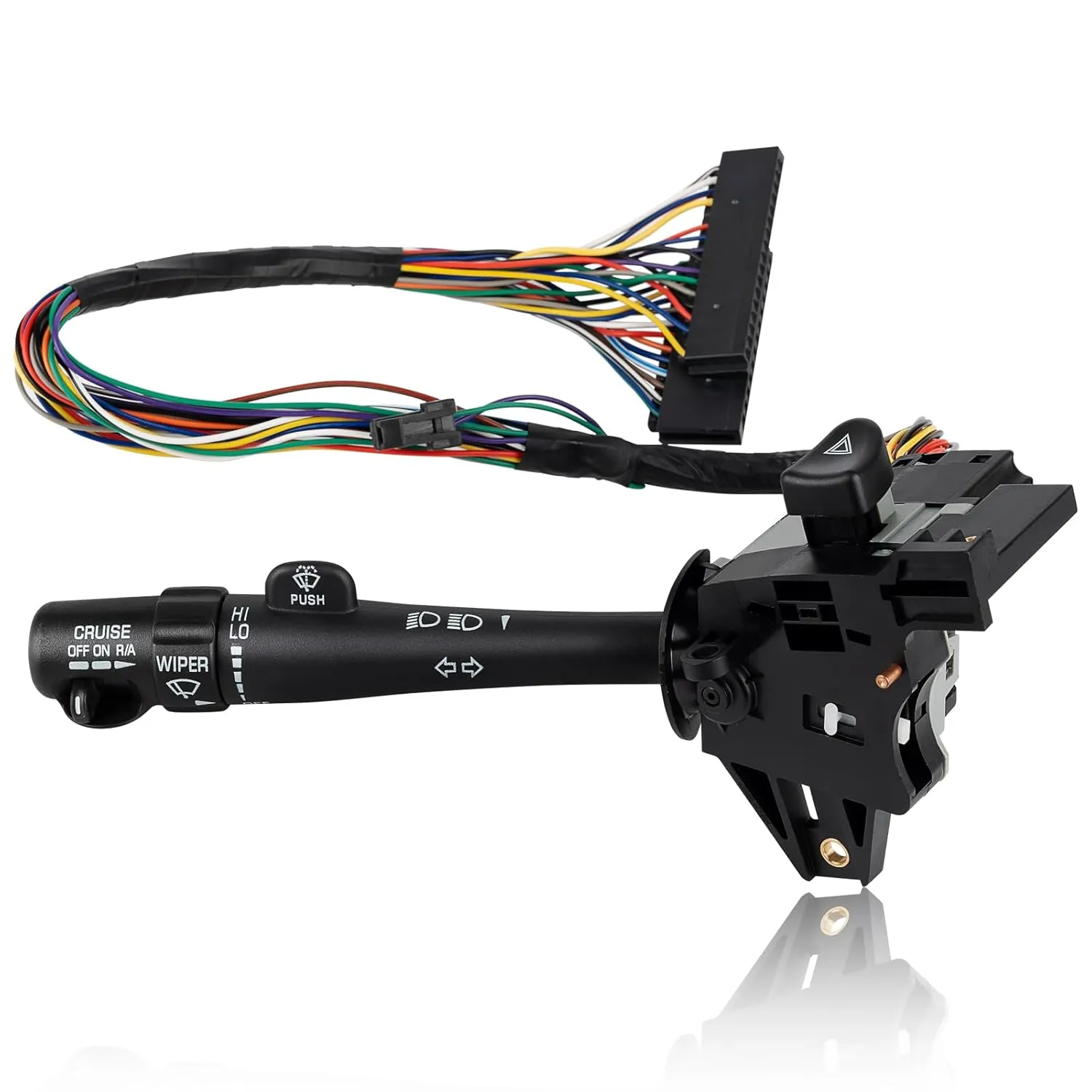 Multifunction Turn Signal Switch Combination Control Headlamp Windshield Wiper Assembly Compatible for Buick Century 1997-2005 Regal 1997-2004 Cruise Control Replace 26085929 26049071