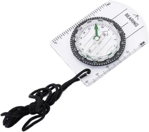 Multifunctional 35MM Portable Compass High Transparent Compass Scale Map Ruler Survival Guide Needle