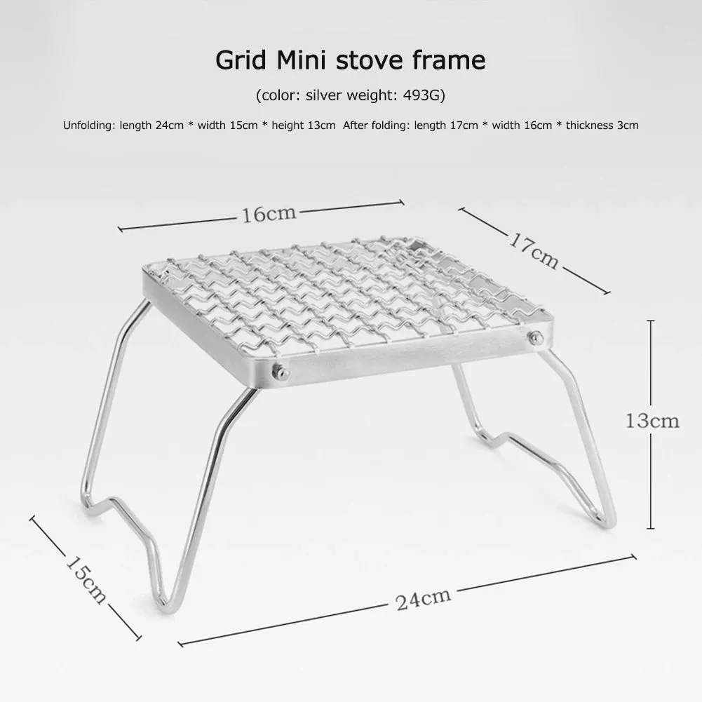 Multifunctional Stainless Steel Campfire Grill Rack
