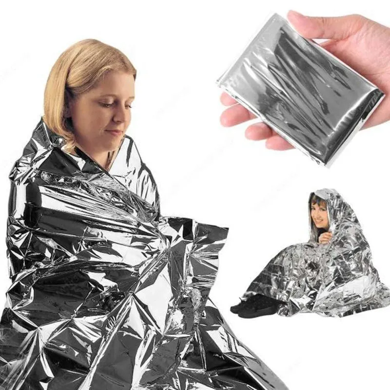Mylar Emergency Blanket - Compact Thermal Survival Gear for Outdoor Adventures