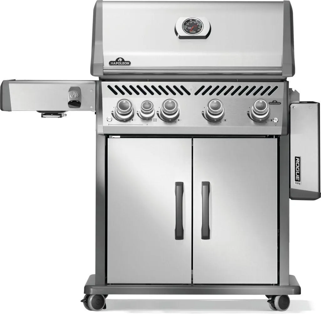 Napoleon Bbq RP525SIBNSS2 Rogue Pro 525 Sib With Infrared Side Burner , Natural Gas, Stainless Steel