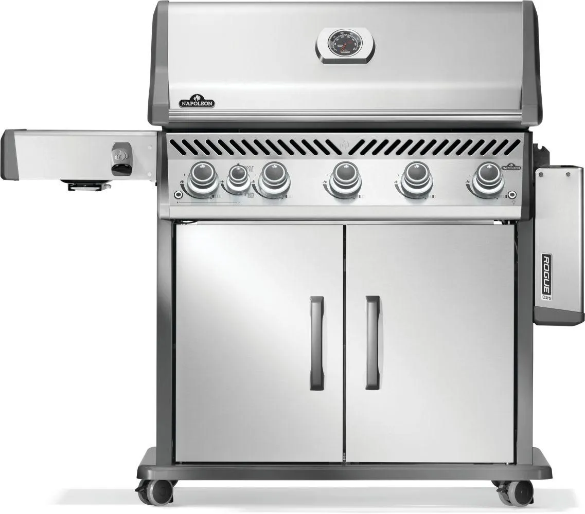 Napoleon Bbq RP625SIBPSS2 Rogue Pro 625 Sib With Infrared Side Burner , Propane, Stainless Steel