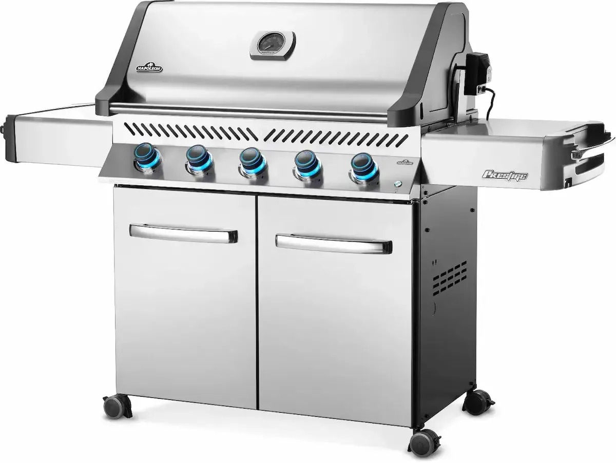 Napoleon Grills Prestige 665 Gas Grill on Cart, Stainless Steel
