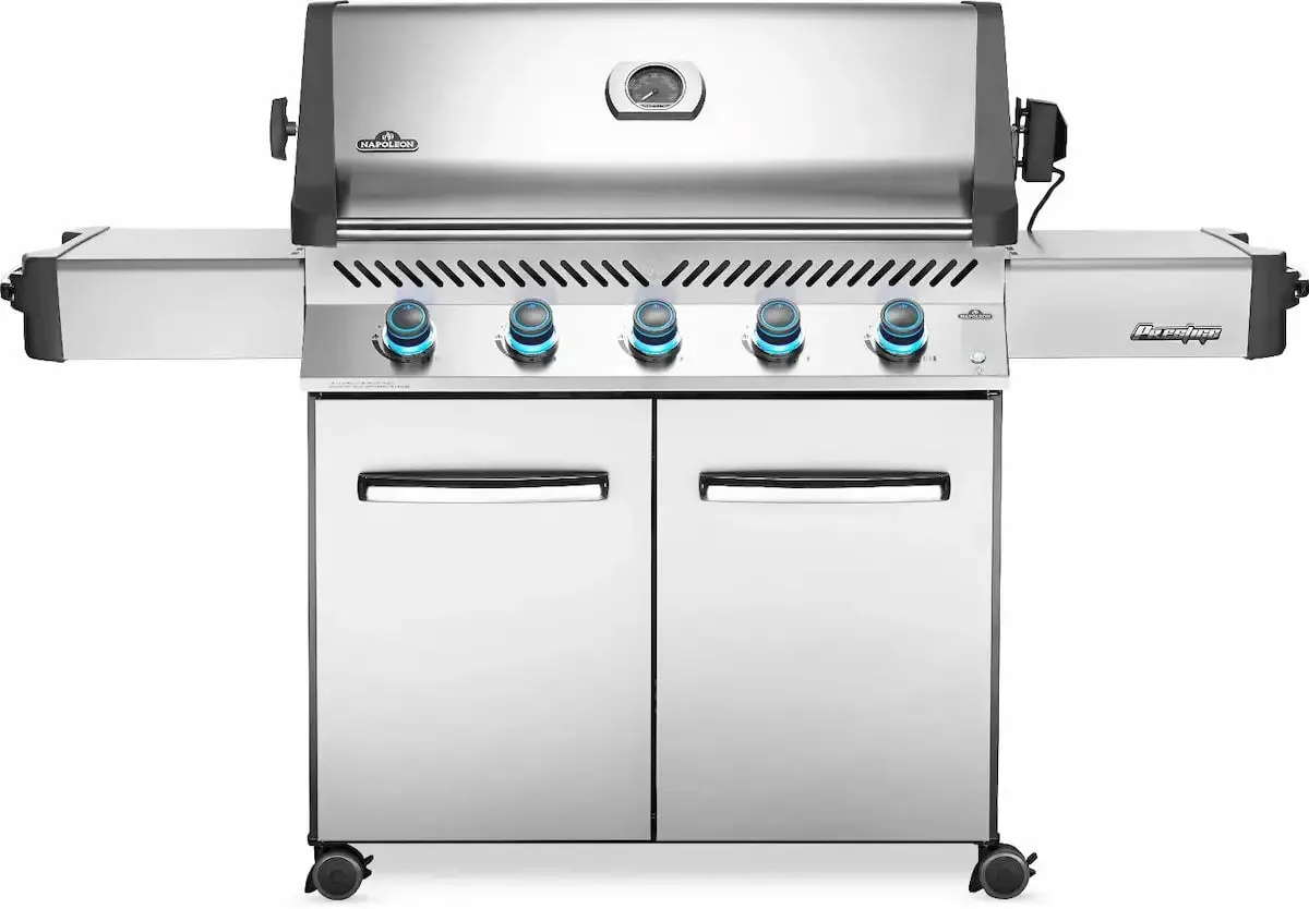 Napoleon Grills Prestige 665 Gas Grill on Cart, Stainless Steel