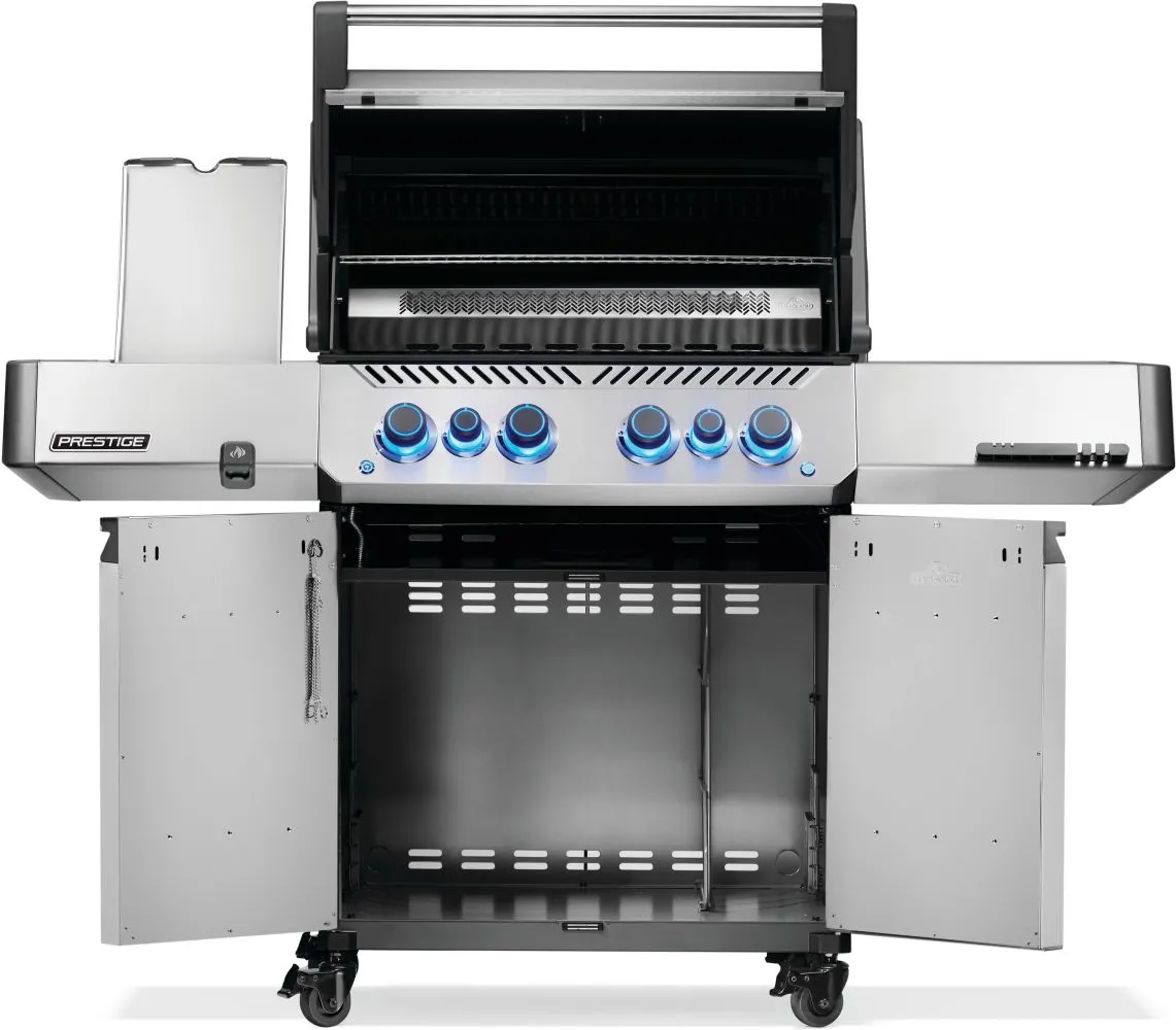Napoleon Prestige 500 4-Burner Grill w/ Rotisserie & Side Burner - P500VRSIBPSS