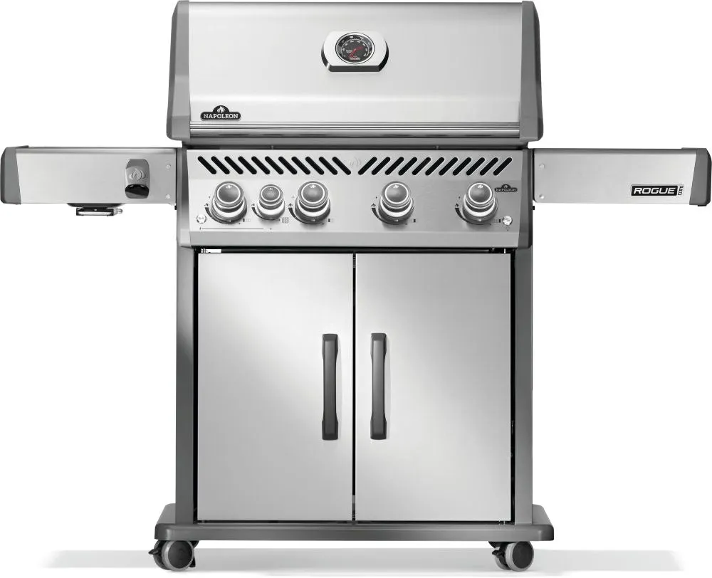 Napoleon Rogue® PRO 525 Natural Gas Grill with Infrared Side Burner - Stainless Steel