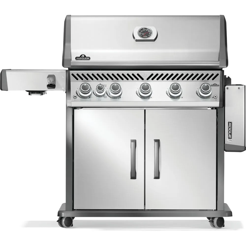 Napoleon Rogue® PRO 625 Natural Gas Grill with Infrared Side Burner - Stainless Steel