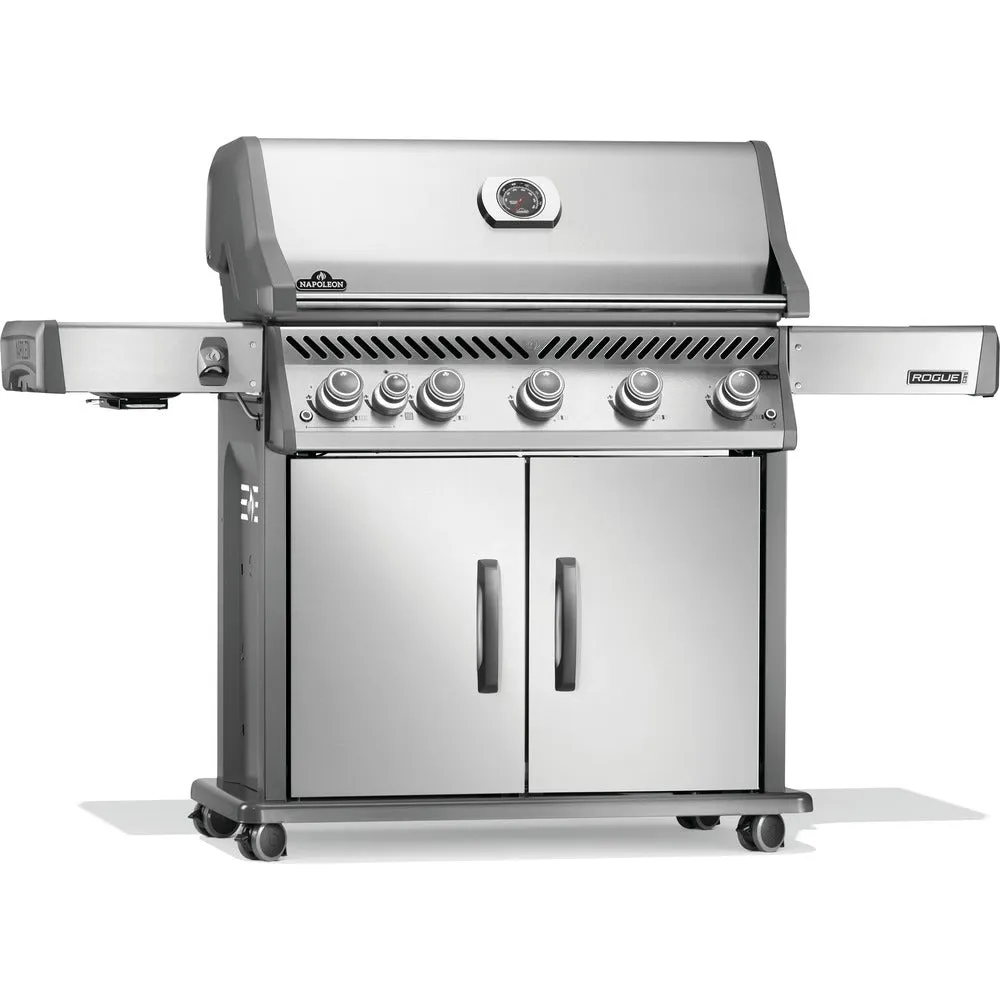 Napoleon Rogue® PRO 625 Natural Gas Grill with Infrared Side Burner - Stainless Steel