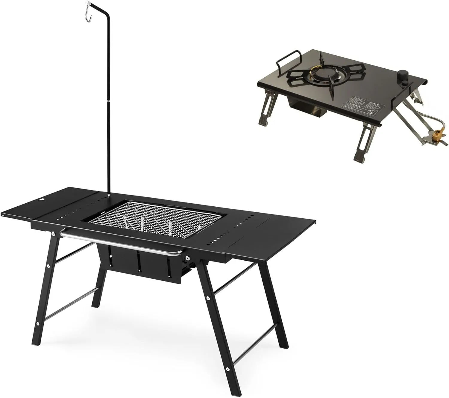 Naturehike Portable IGT Table with Charcoal Grill & Gas Stove