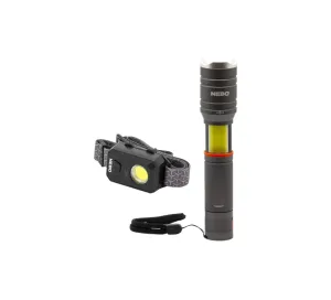 Nebo Torch Combo Tac Slyde with 150 Lumen Headlamp