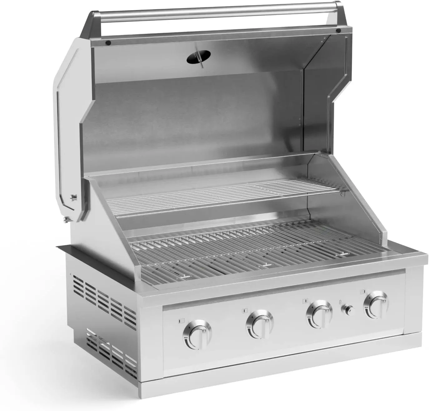 NewAge Products Performance 36" Insert Grill, Outdoor Kitchen 4-Burner Natural Gas Grill, Stainless Steel, 66981