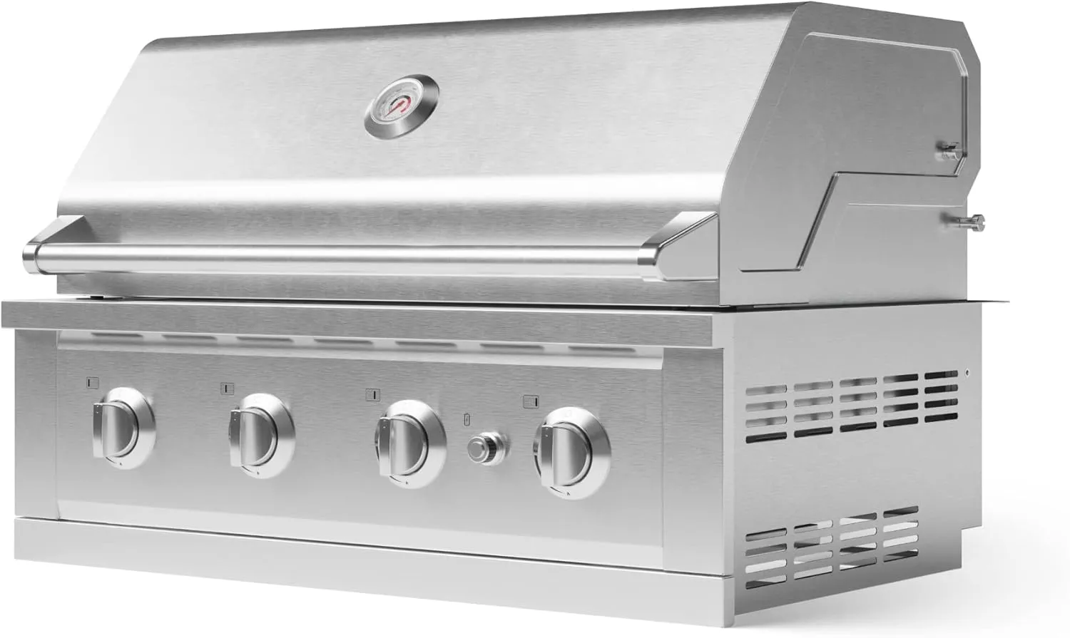 NewAge Products Performance 36" Insert Grill, Outdoor Kitchen 4-Burner Natural Gas Grill, Stainless Steel, 66981