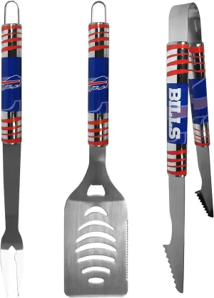 NFL Siskiyou Sports Fan Shop Buffalo Bills Tailgater BBQ Set 3 piece Team Color