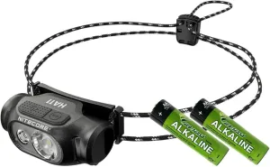 Nitecore HA11 Ultra Lightweight Dual Beam Headlamp- 240 Lumens/w/ 2x FREE Eco-Sensa AA batteries