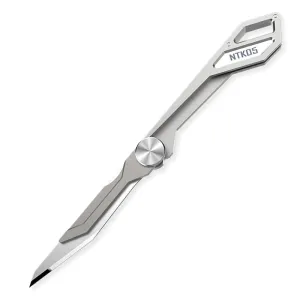 NITECORE NTK05 Mini Titanium Keychain Folding Knife Ultra Light EDC Blade