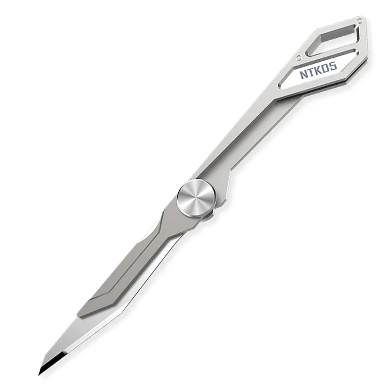 NITECORE NTK05 Mini Titanium Keychain Folding Knife Ultra Light EDC Blade
