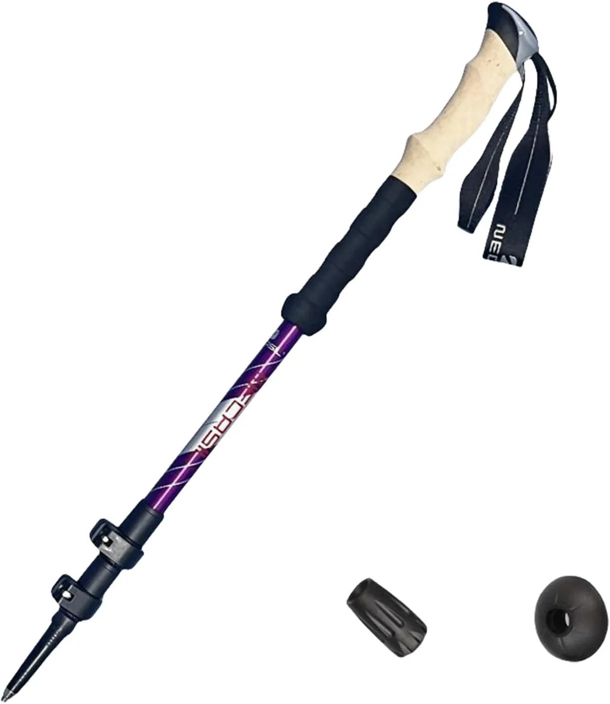 NUEAYMS Adjustable Walking Poles Telescopic Climbing Stick Aluminum Alloys Walking Trekking Poles for Travel Hiking Climbing