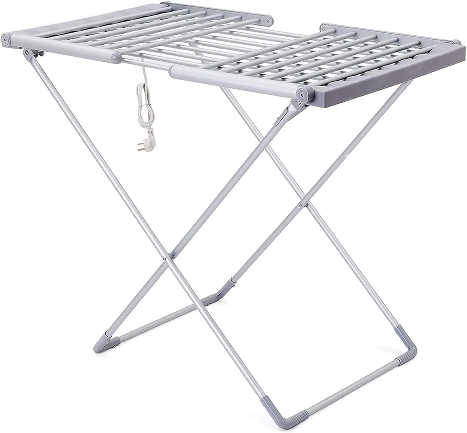 NYASAA Electric Extendable Heated Folding Clothes Dryer with Wings,45-55° Constant Temperature,Max Load 15Kg