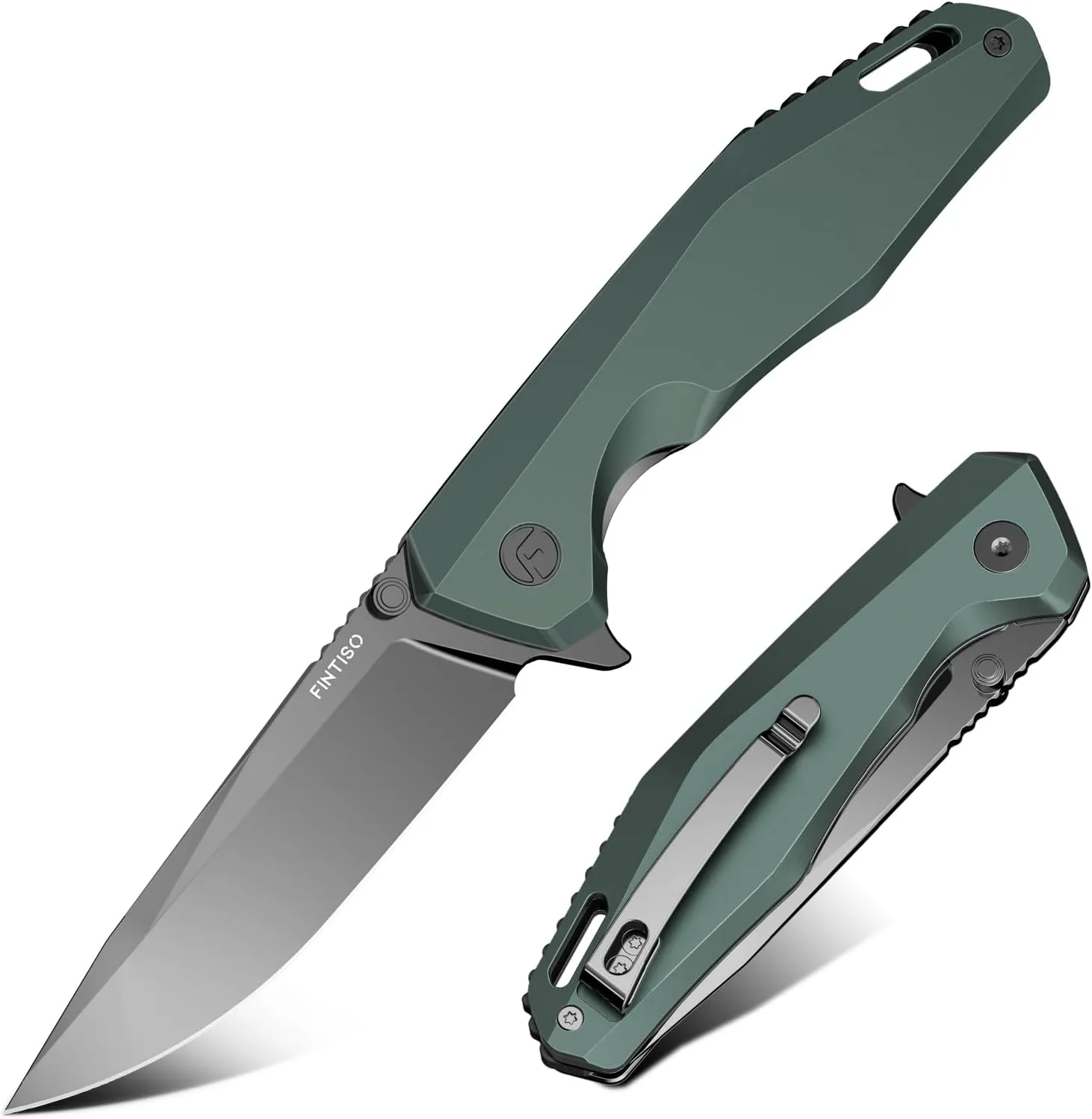 Odyssey Pocket Knife, 3.22" Folding knife with Premium 14C28N Blade, Aluminum Alloy Handle, Small EDC Knife with Pocket Clip for Men Women, Sharp Outdoor Camping Survival Hiking Knives