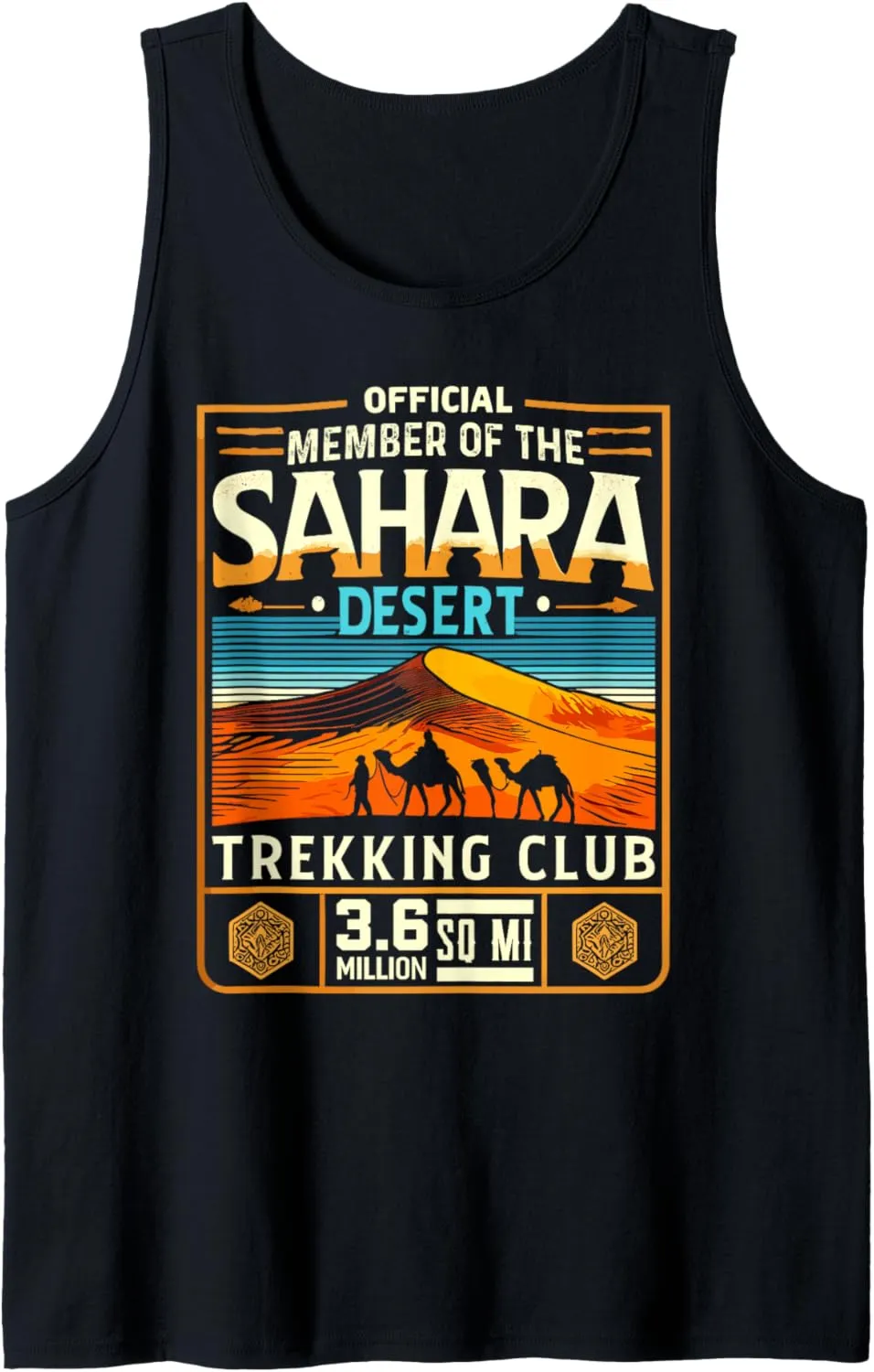Official Member of the Sahara Desert Trekking Club Adventure Tank Top