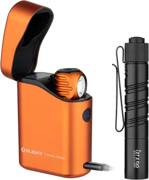 OLIGHT Perun 3 Mini Premium Rechargeable Headlamp Flashlight with Type-C Charging Box Bundle I3T 2 EOS Pocket EDC Flashlight