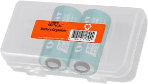 OLIGHT Two 16C06-6C Rechargeable Batteries Baton 4, Baton 3, Perun 2 Mini, and Perun Mini, and LumenTac Organizer