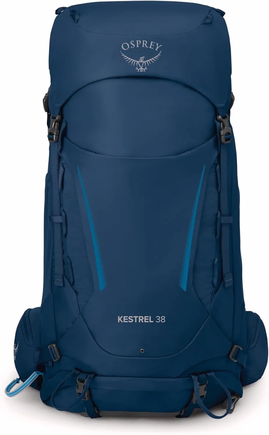 Osprey Kestrel 38L Men's Backpacking Backpack, Atlas Blue, S/M