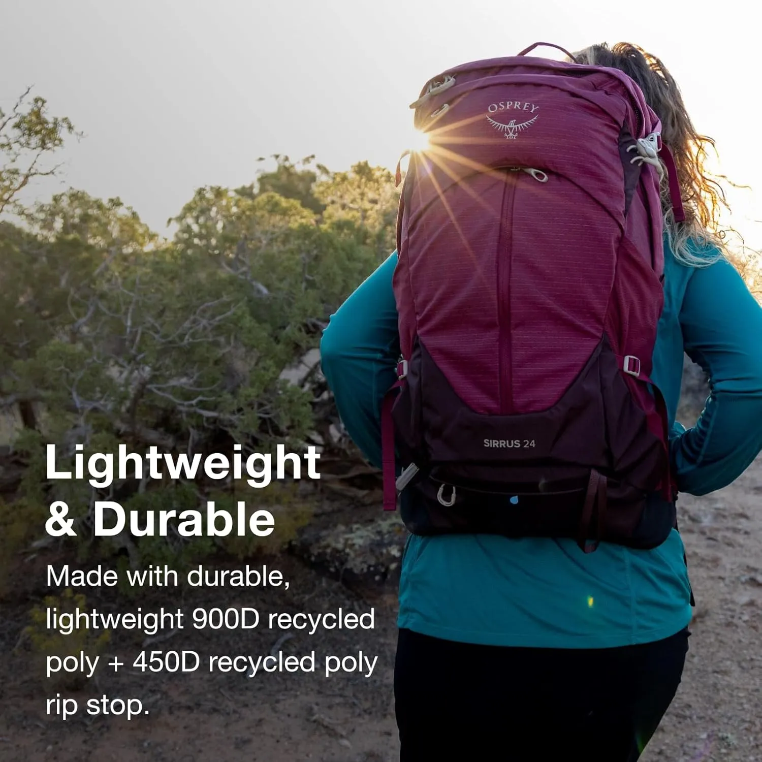 Osprey Sirrus 24L Women's Hiking Backpack, Succulent Green