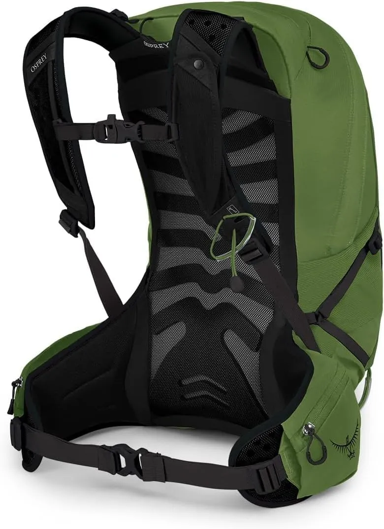 Osprey Talon 22L Men's Hiking Backpack with Hipbelt, Green Belt/Black, L/XL