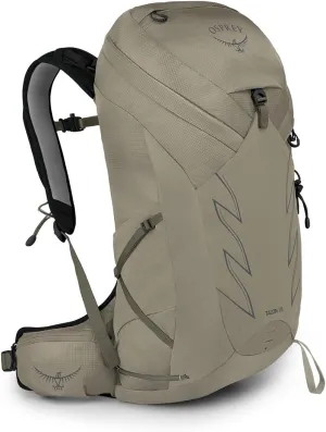 Osprey Talon 26L Men's Hiking Backpack with Hipbelt, Sawdust/Earl Grey, L/XL