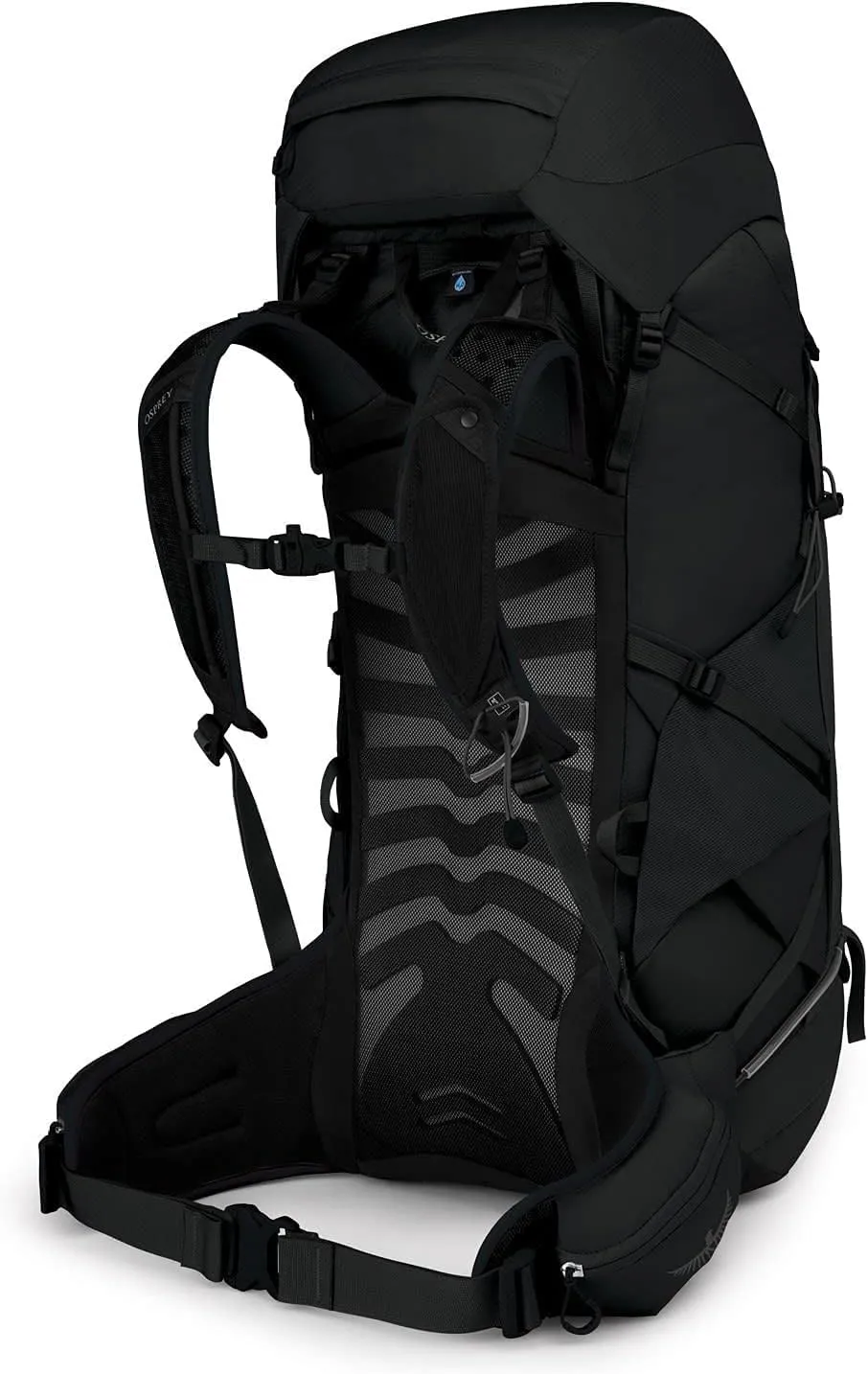 Osprey Talon 44L Men's Hiking Backpack with Hipbelt, Stealth Black, L/XL