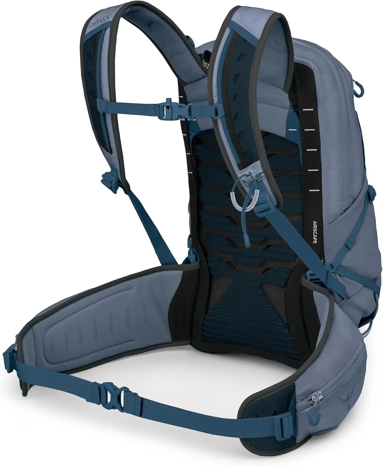 Osprey Tempest 22L Women's Lightweight Hiking Backpack with Hipbelt, Anchor Blue/Atlas, Extended Fit