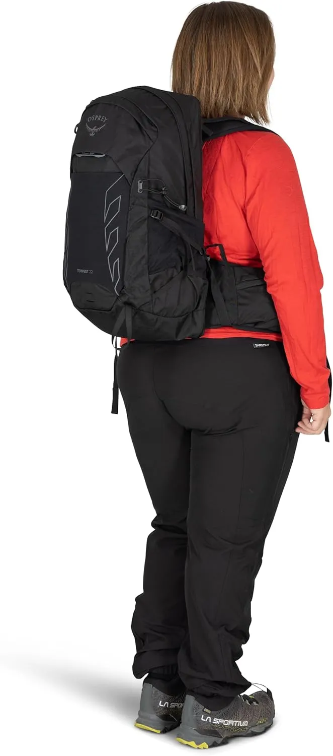 Osprey Tempest 22L Women's Lightweight Hiking Backpack with Hipbelt, Anchor Blue/Atlas, Extended Fit