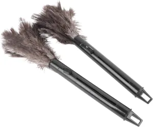 Ostrich Duster Multifunctional Adjustable Length Retractable Duster 2 Pack Compact for Home