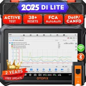 OTOFIX D1 Lite 2025 Bidirectional Scan Tool, 2 Years Free Update, 38  Services, All System Diagnostic Scanner, Active Tests, AutoAuth FCA SGW, AutoVIN, CAN FD & DoIP, 99% Car Coverage