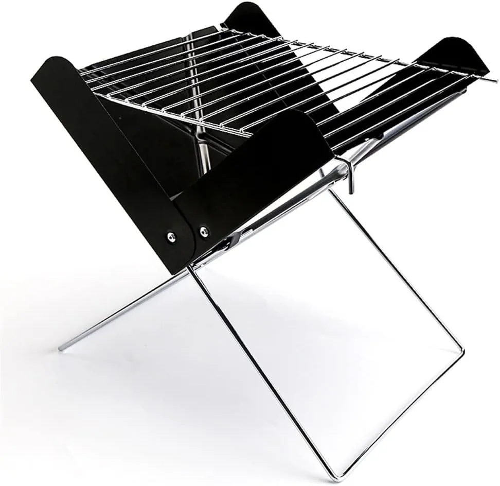 Outdoor Barbecue Oven Camping Folding Barbecue Grill Portable Charcoal Barbecue Rack Grill
