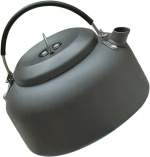 Outdoor Camping Pot 0.8l Aluminum Tea Kettle with Wear-resistant Design