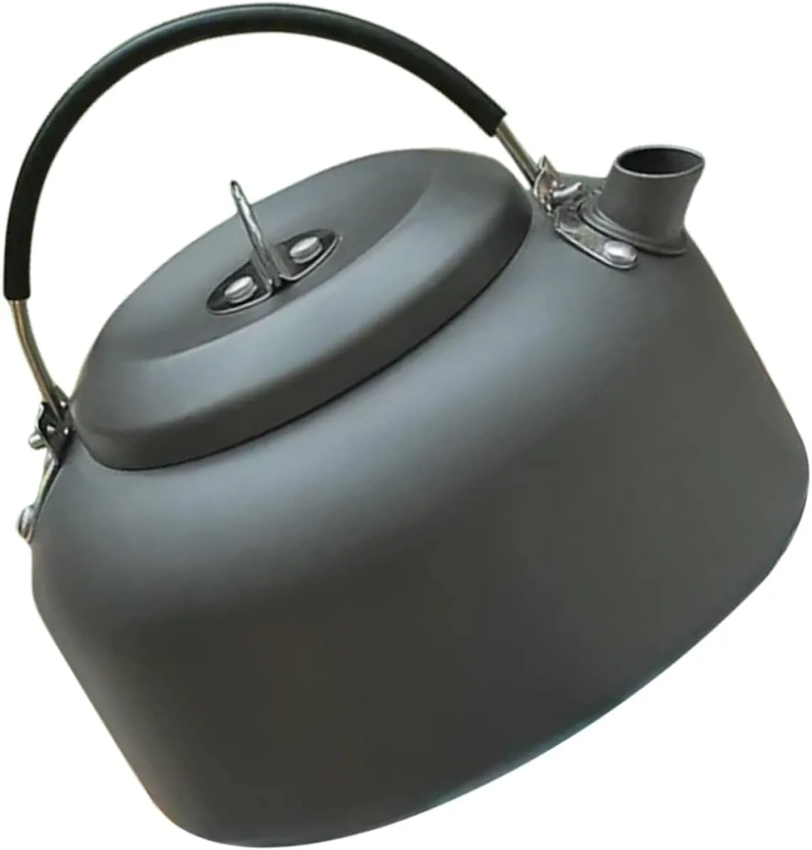 Outdoor Camping Pot 0.8l Aluminum Tea Kettle with Wear-resistant Design