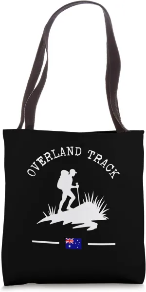 Overland Track Trail Hiker Australia Trekking Tasmania Tote Bag