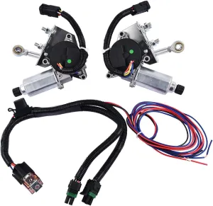 Pair C3 Corvette Headlamp Motor Electric Headlight Conversion Kit Front left & right Replacement for Chevrolet Corvette C3 1968-1982# 914015