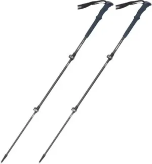 Pair of 2 Walking Sticks for Hiking, Nordic Walking Trekking Poles, Telescopic, Collapsible,Quick Lock System, 7075 Aluminum with EVA Grip