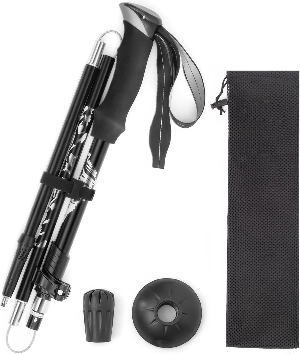 PARDUS Lightweight Adjustable Trekking Poles (1 Pole) - Hiking, Trekking, and Travel for Men, Women, Hikers, Backpackers, and Seniors