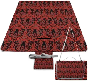 Pentagram Demon Baphomet Satanic Waterproof Outdoor Picnic Blanket Sandproof Beach Mat for Camping Hiking Grass Travelling, 58.3x58.3