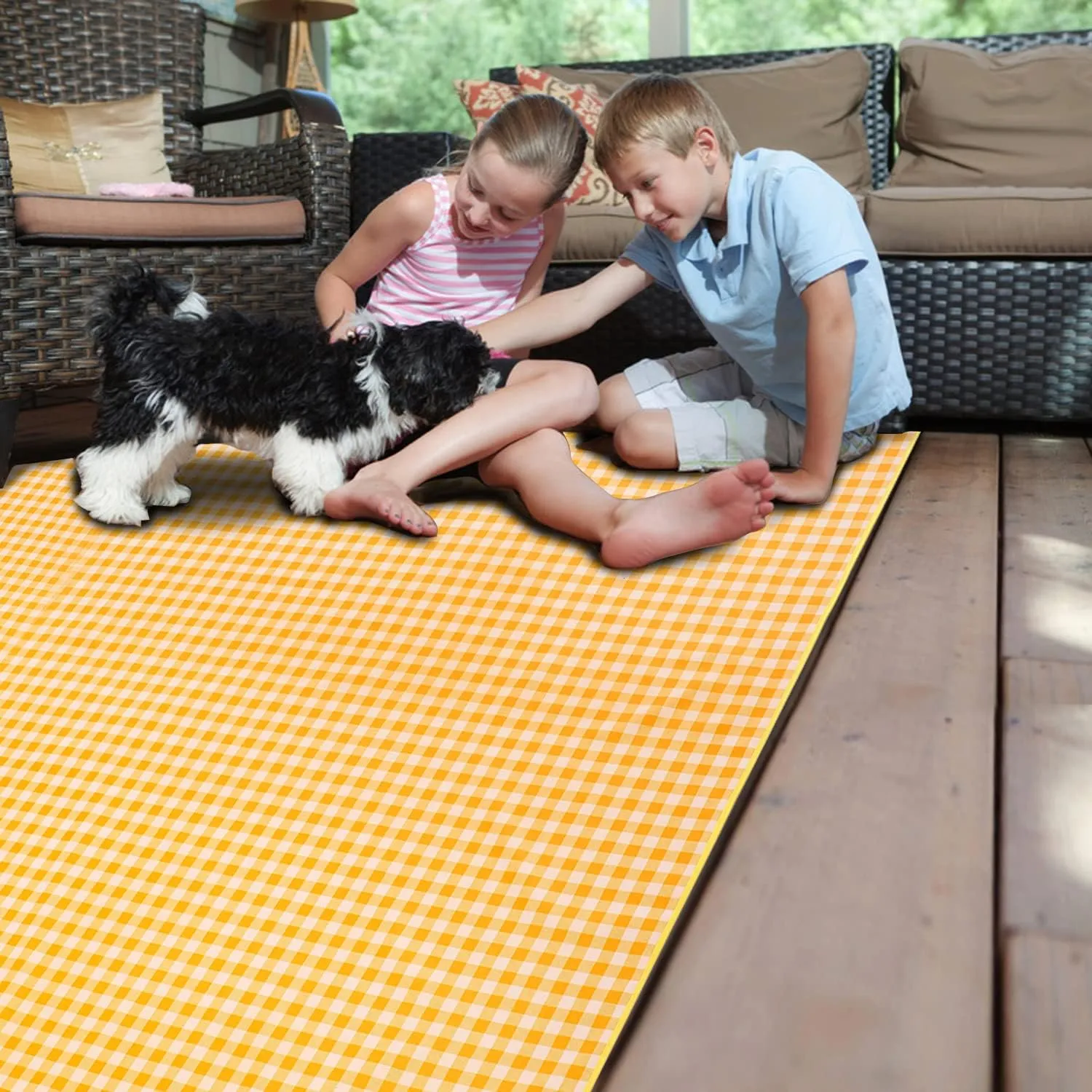Picnic Blanket Beach Mat Extra Large Sandproof Waterproof Camping Blanket Portable Travel Blanket Play Mat for Outdoor Indoor Family Women Men Kids Beach BBQ Park Grass, 79"x57"