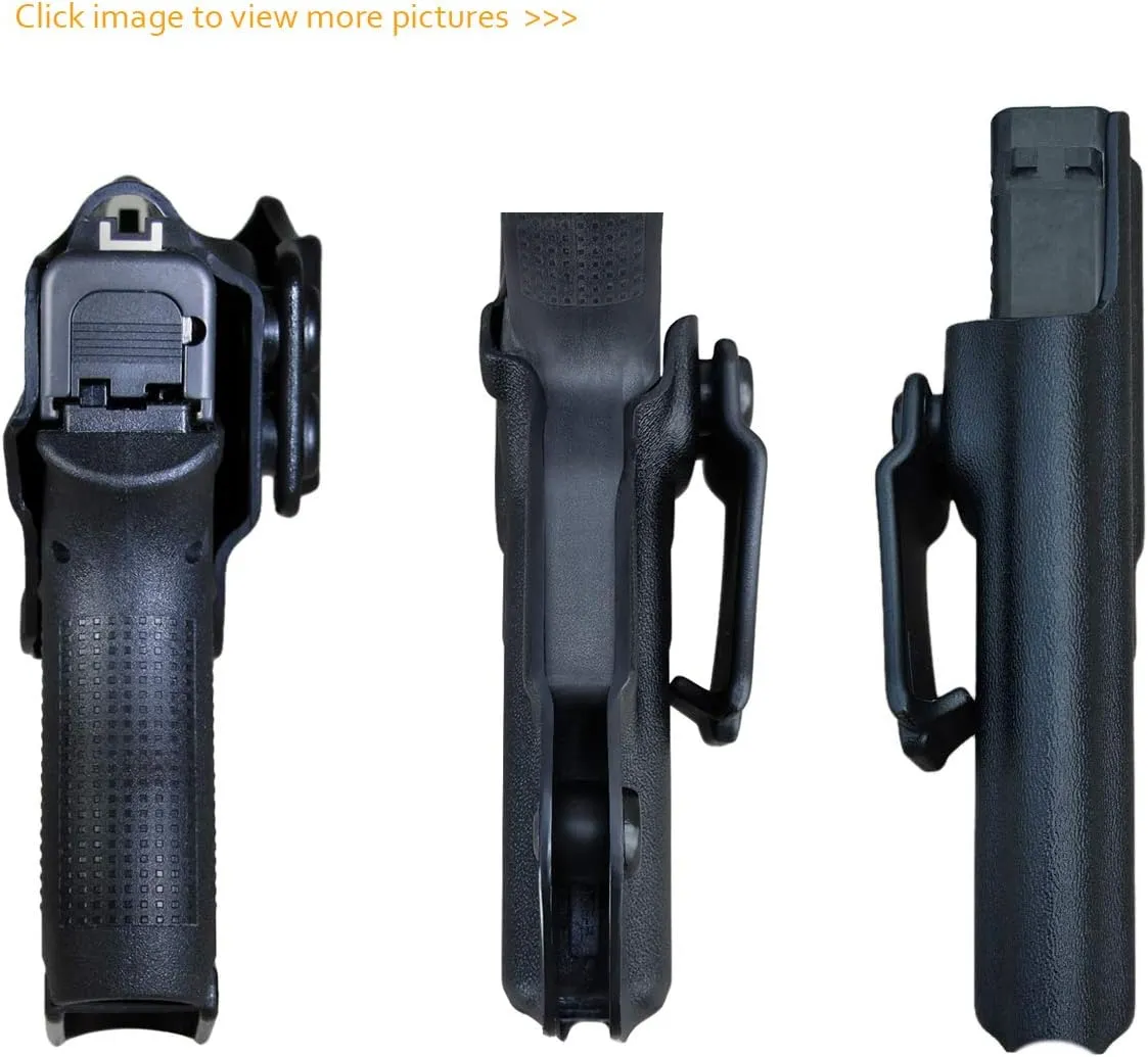 POLE.CRAFT IWB Kydex Holster Custom Fits: Glock 43 / Glock 43X - Inside Waistband Carry Holster - Adj. Cant Retention - Cover Mag-Button - No Wear - No Jitter