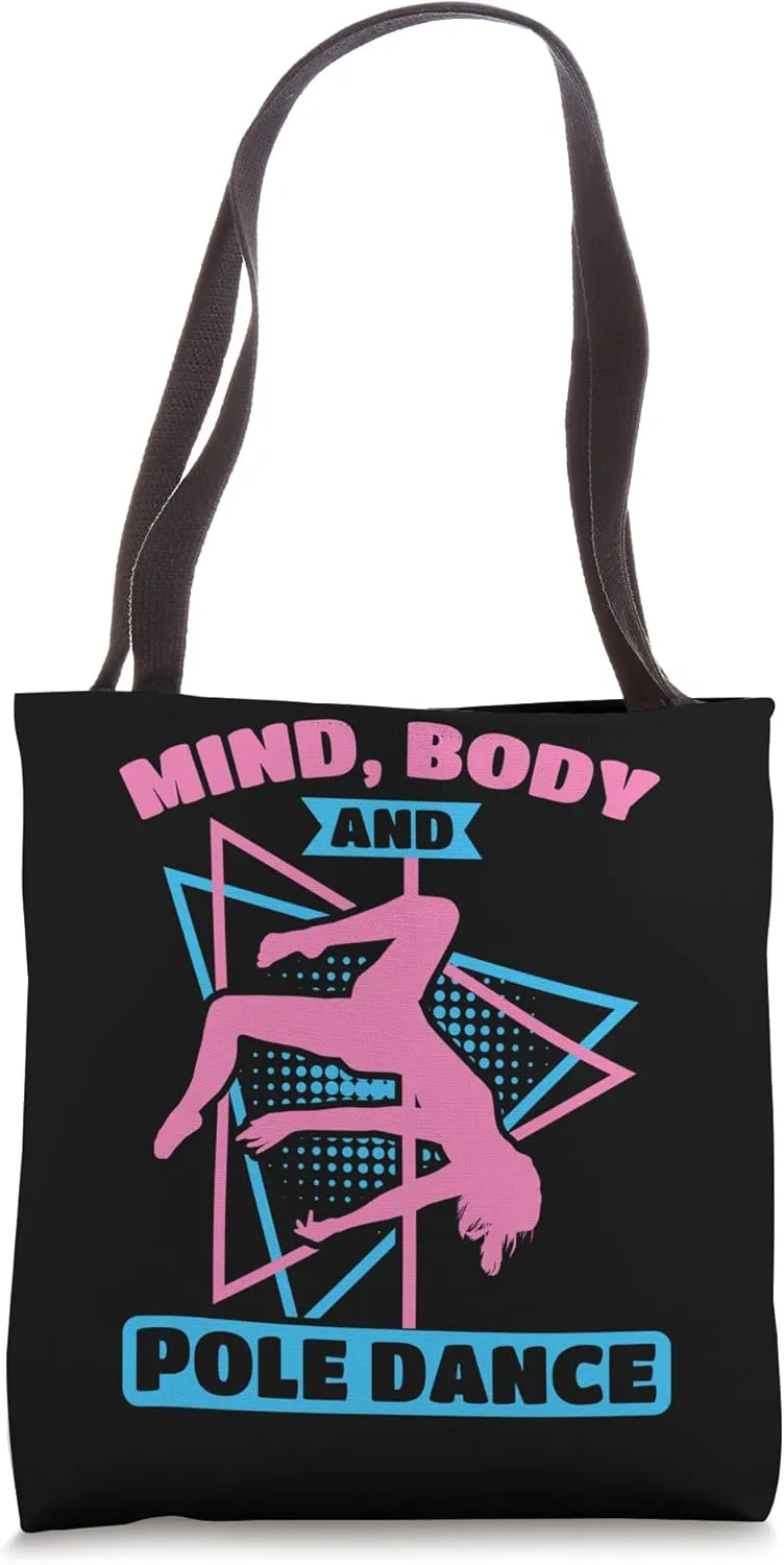 Poledance Dancer, Pole Dancing, Poledancing Pole Dance Tote Bag
